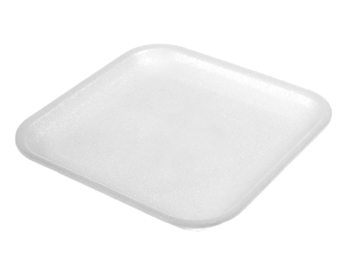 1S WHITE FOAM MEAT TRAY