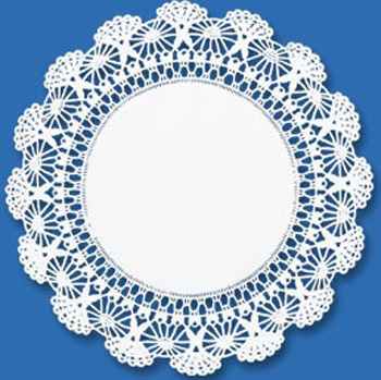 4" ROUND LACE DOILIES