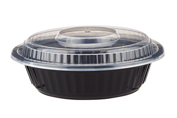 16 OZ. BLACK ROUND CONTAINER
