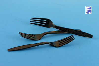 XHEAVY FORK BLACK BULK PLATINUM