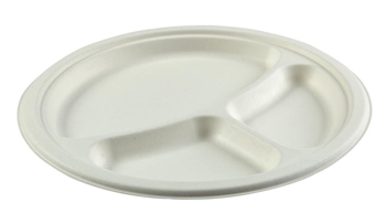 PRIMEWARE 10" 3 COMPARTMENT PLATE