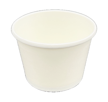 8 OZ WHITE PAPER FOOD CONTAINER