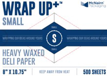 105302 WRAP UP+ SMALL/MXM8 SMALL DELI SHEETS