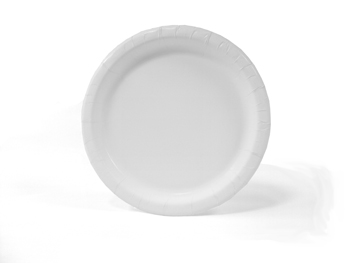 8.5" COATED PAPER PLATES 4/125